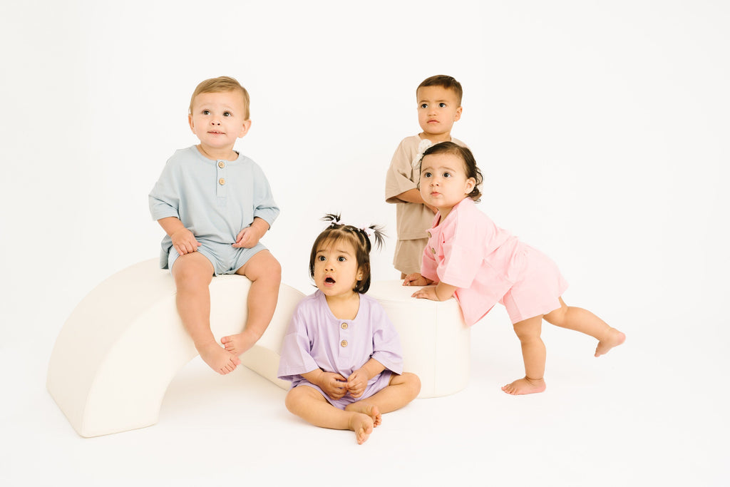 Lilac Bamboo Button Slouchy Set