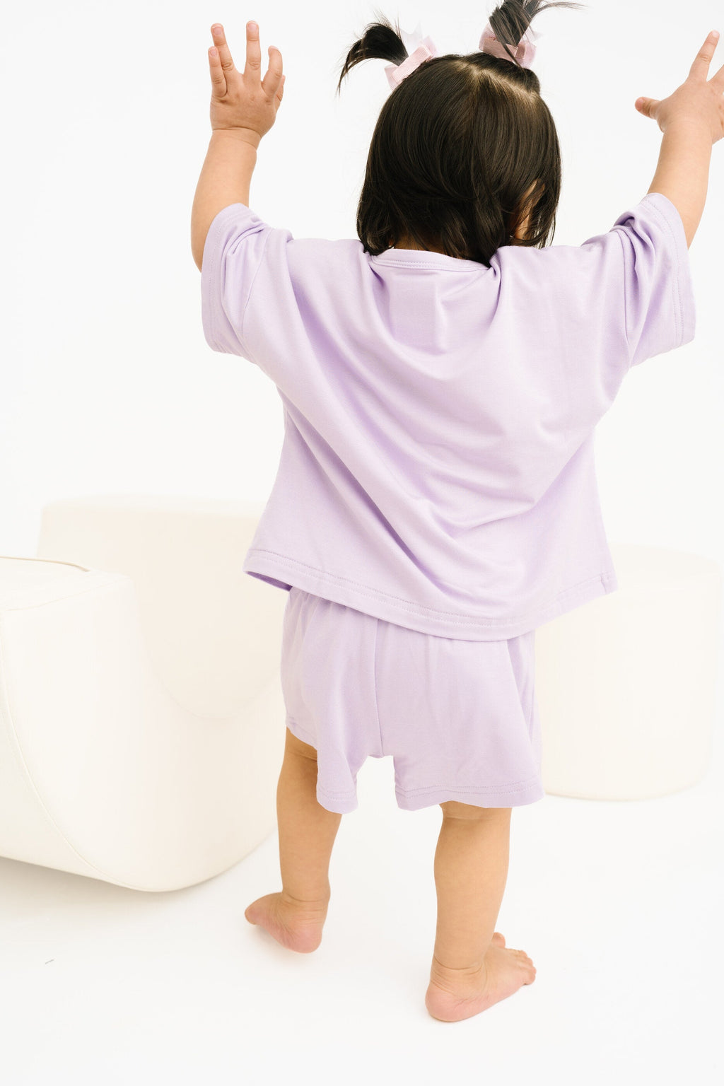 Lilac Bamboo Button Slouchy Set