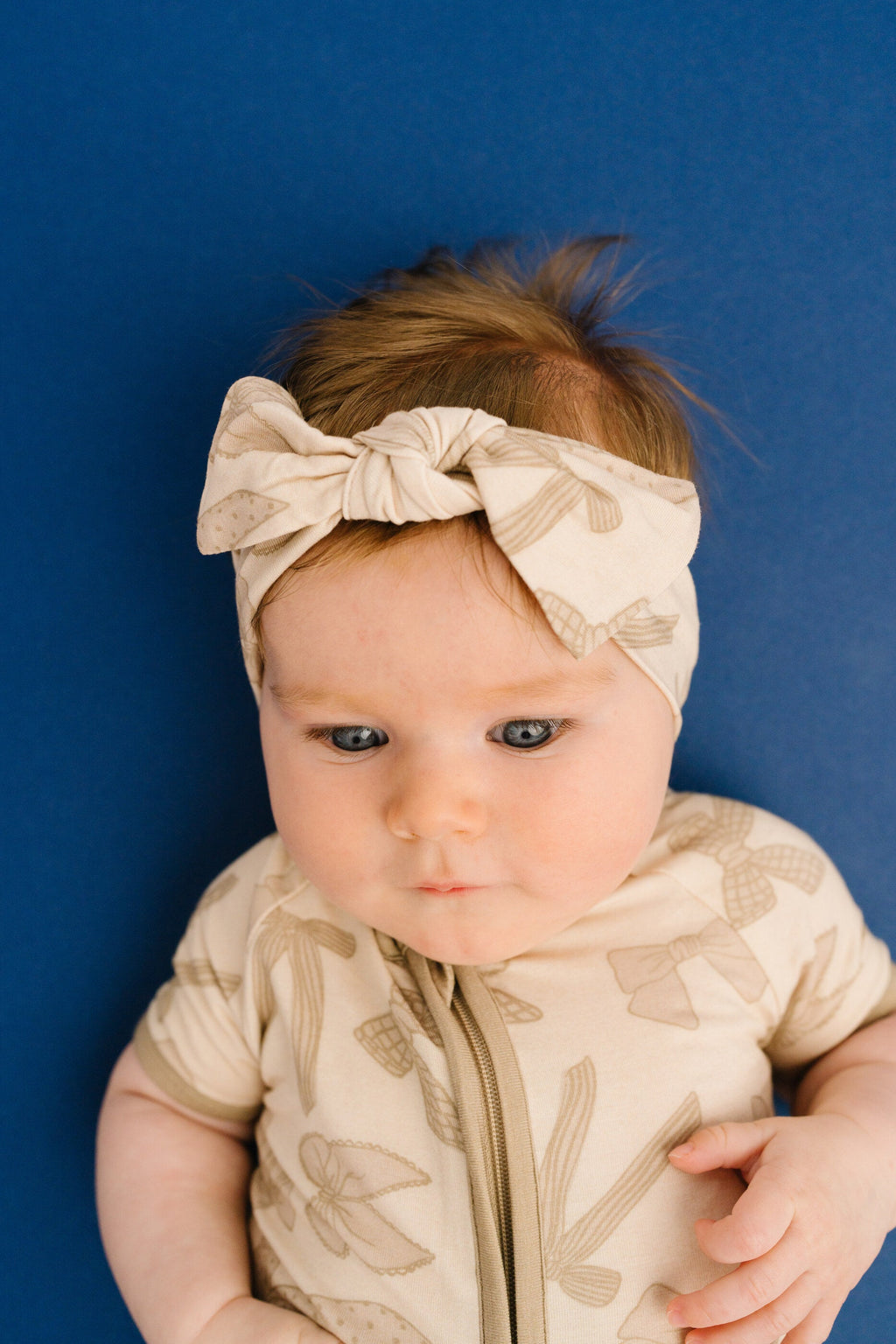 Neutral Bows Bamboo Short Romper