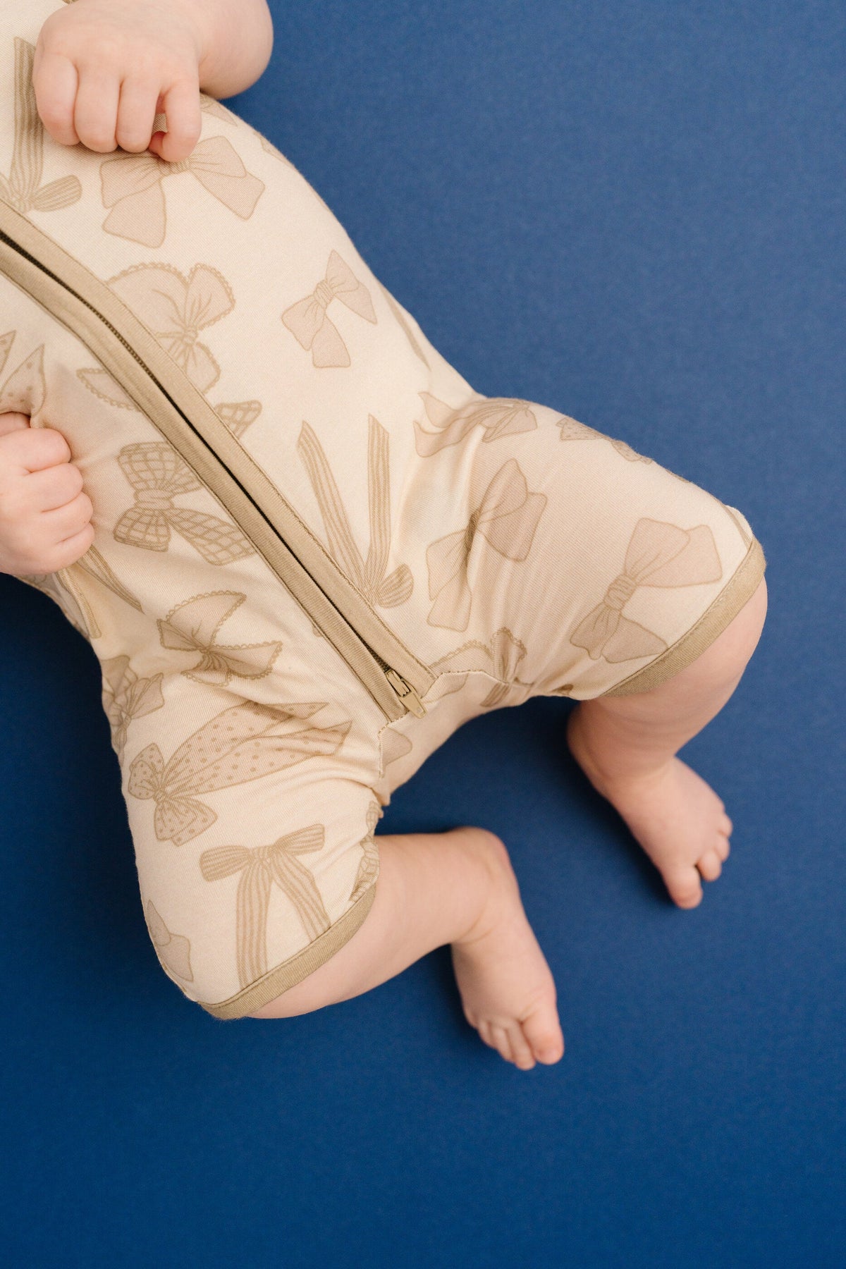 Neutral Bows Bamboo Short Romper