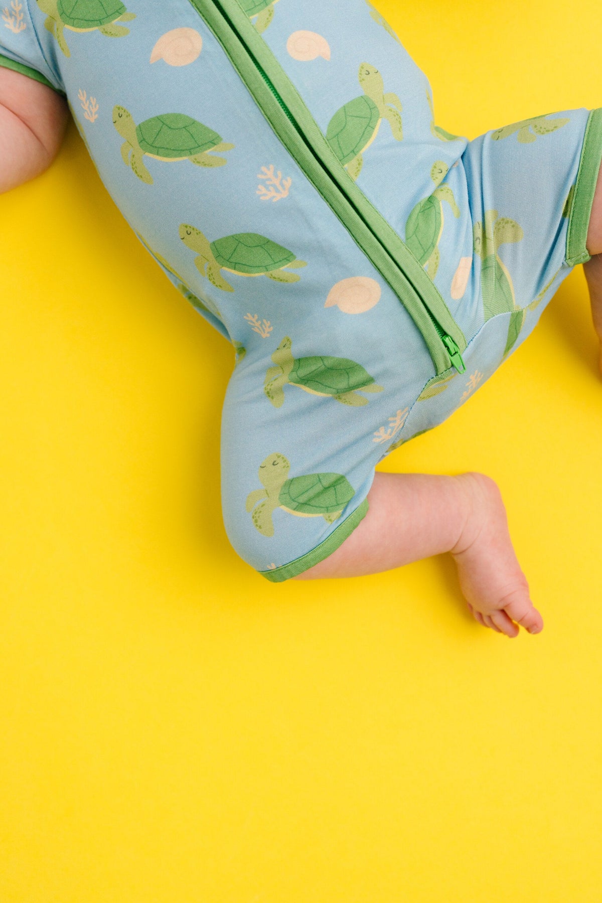Turtle Friends Bamboo Short Romper