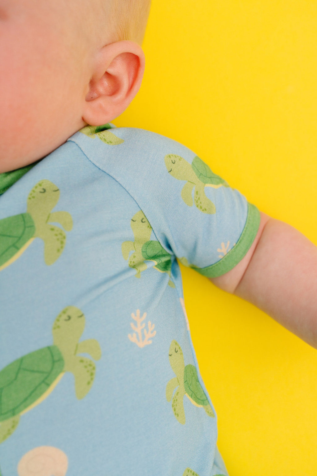 Turtle Friends Bamboo Short Romper