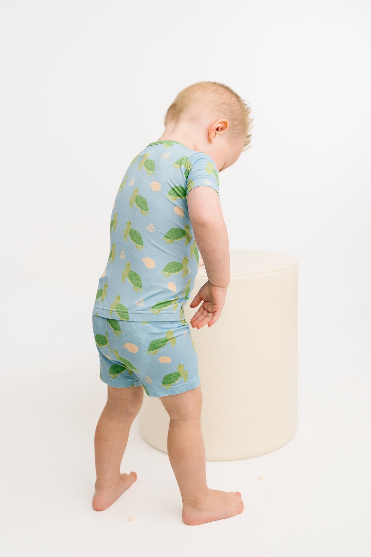 Turtle Friends Bamboo Shorts Set