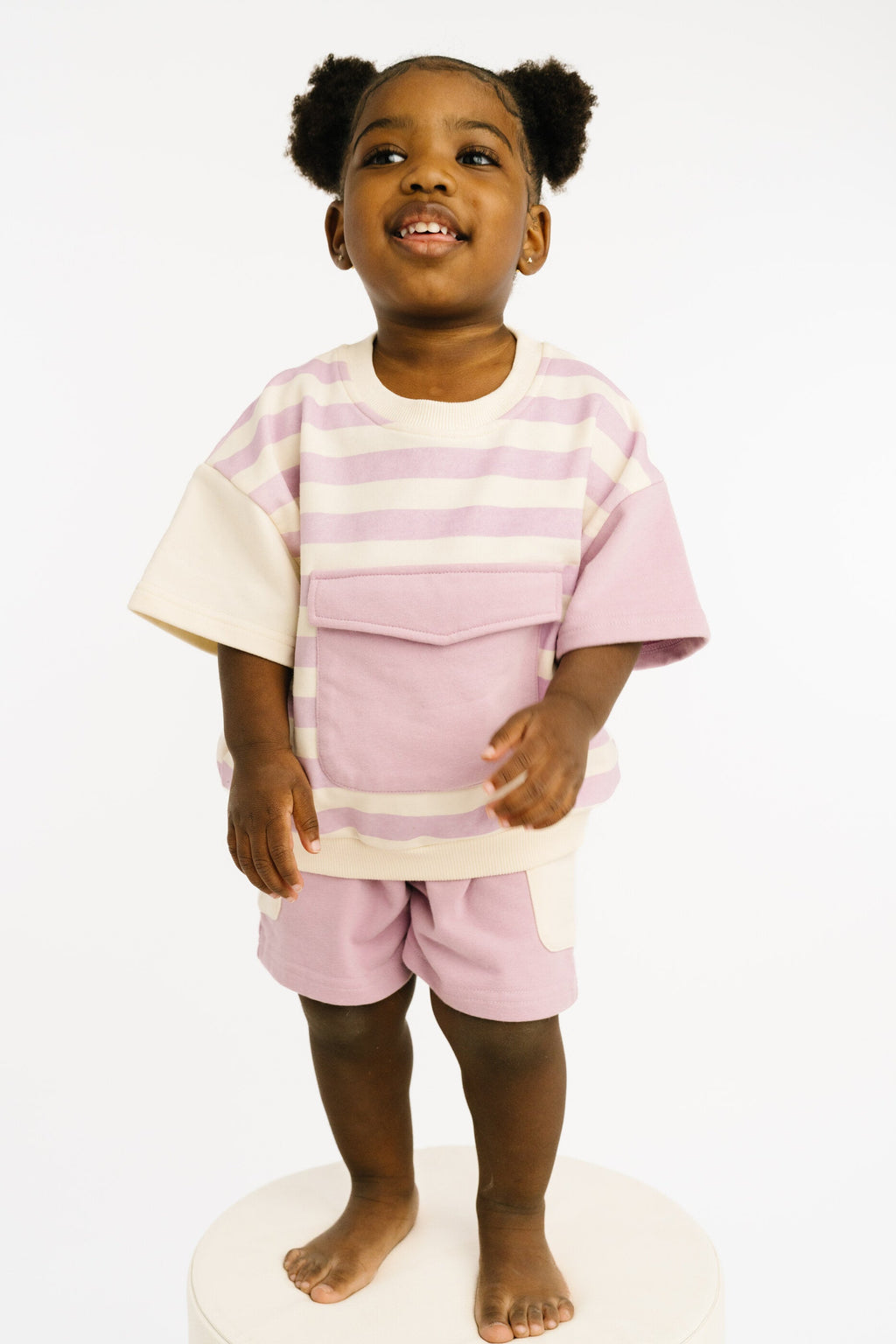 Lilac Short Retro Set
