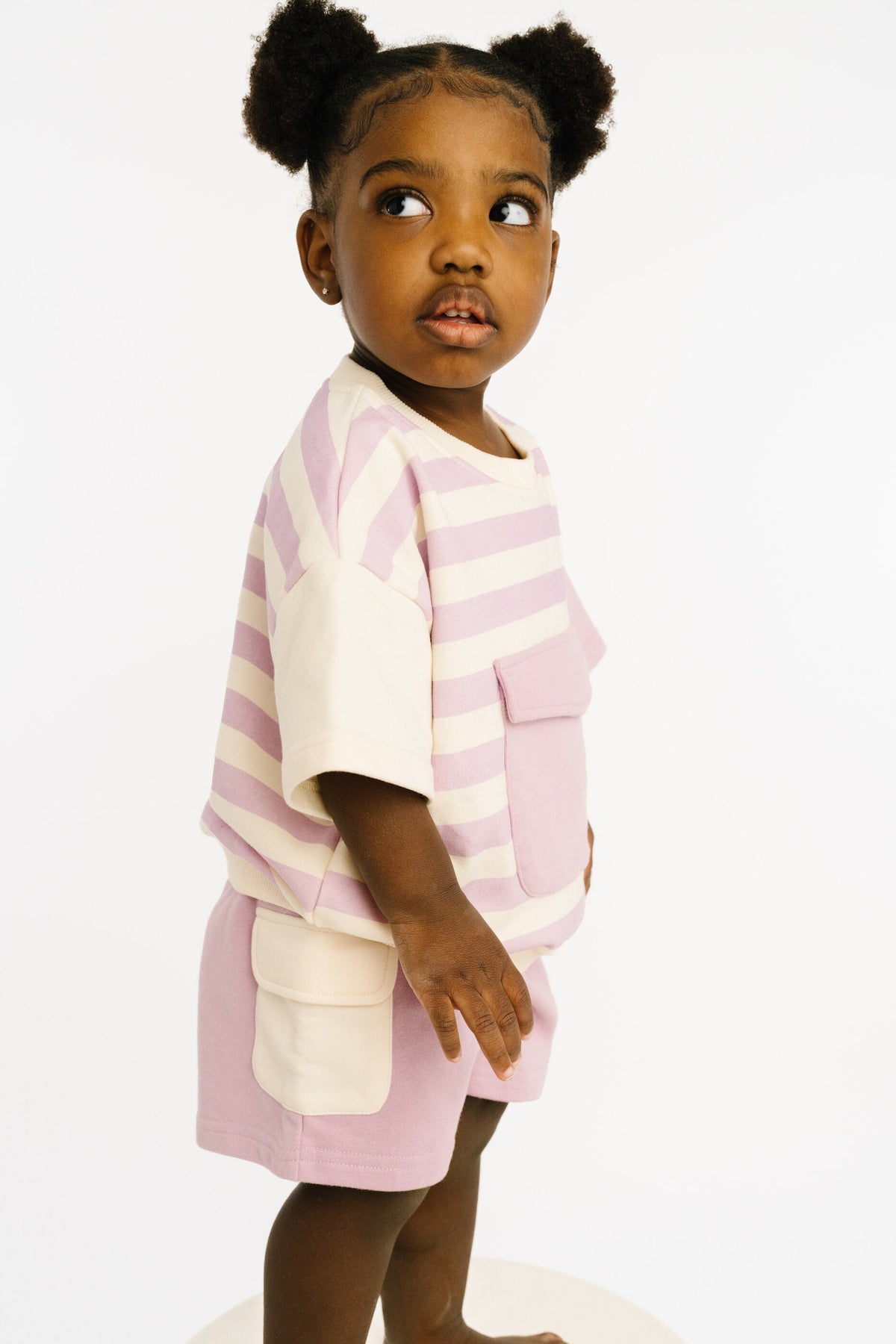 Lilac Short Retro Set