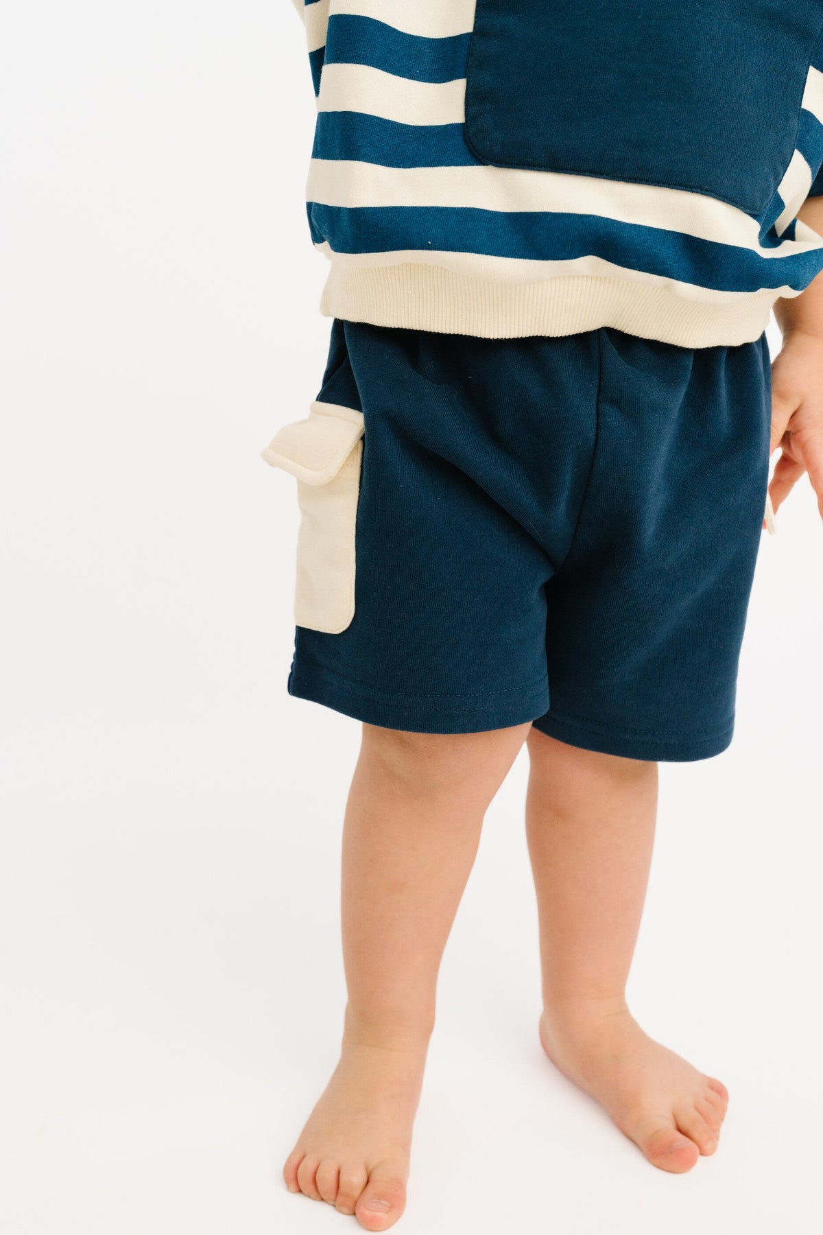 Navy Short Retro Set
