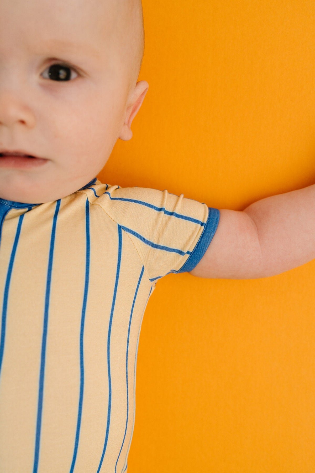 Vintage Stripe Bamboo Short Romper