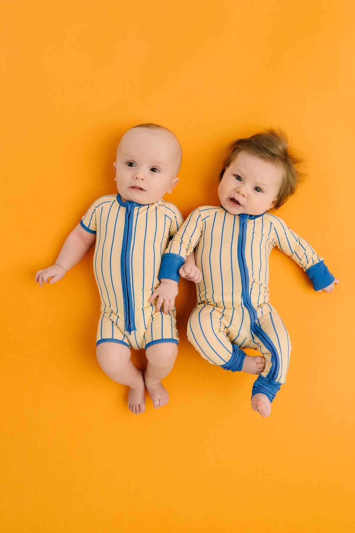 Vintage Stripe Bamboo Short Romper