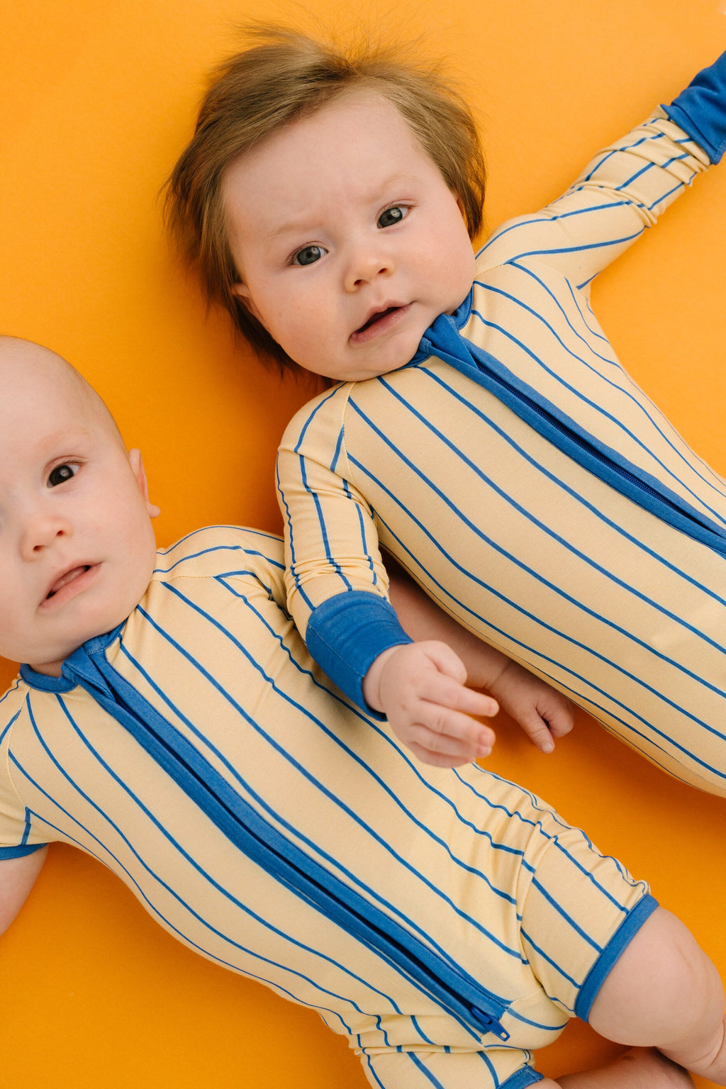 Vintage Stripe Bamboo Short Romper