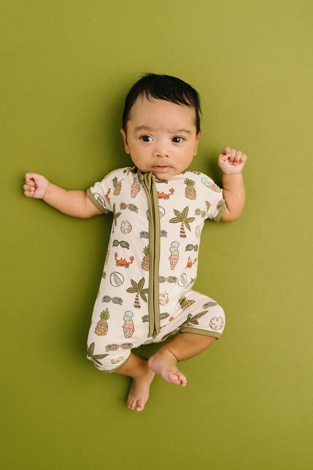 Beach Day Bamboo Short Romper