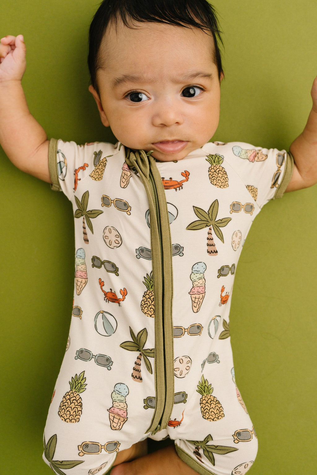 Beach Day Bamboo Short Romper