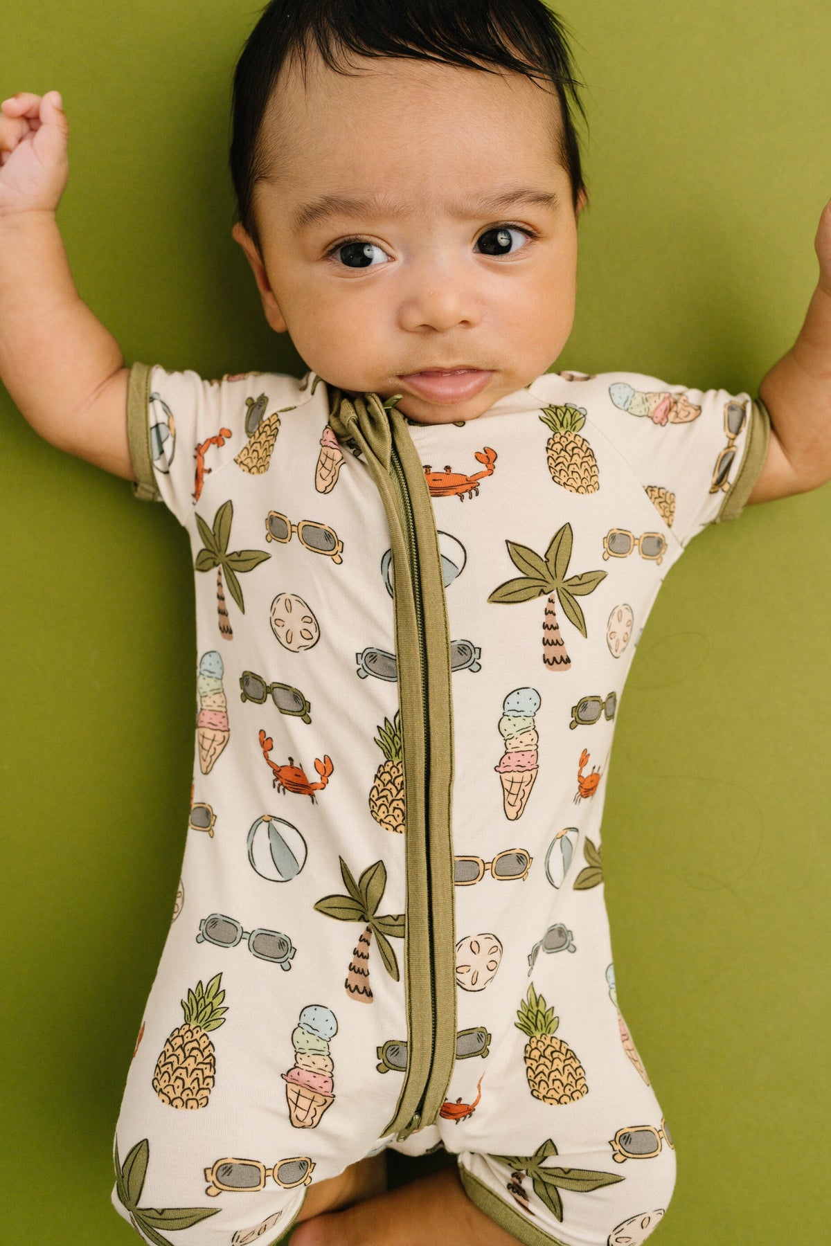 Beach Day Bamboo Short Romper