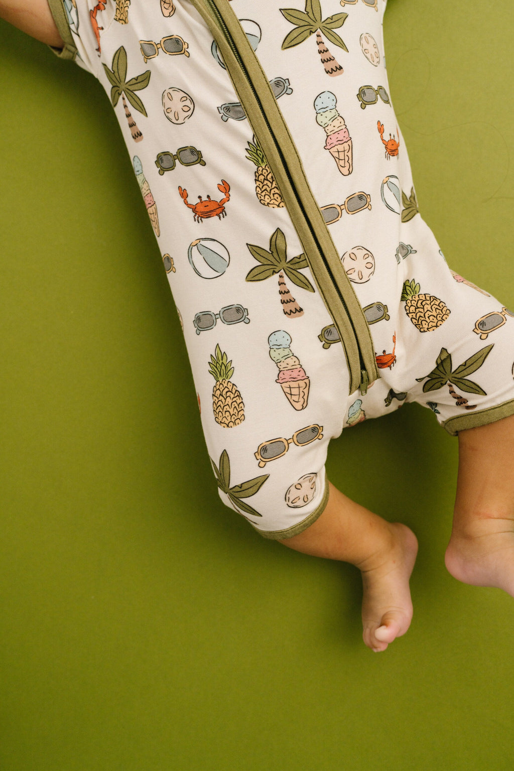 Beach Day Bamboo Short Romper