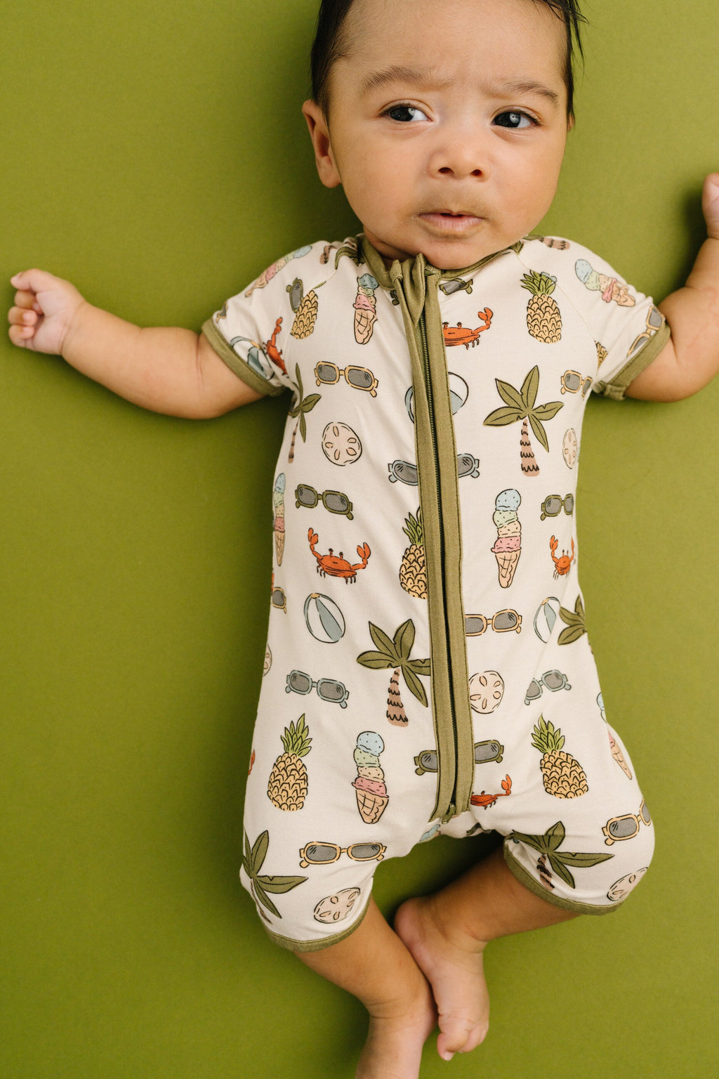 Beach Day Bamboo Short Romper