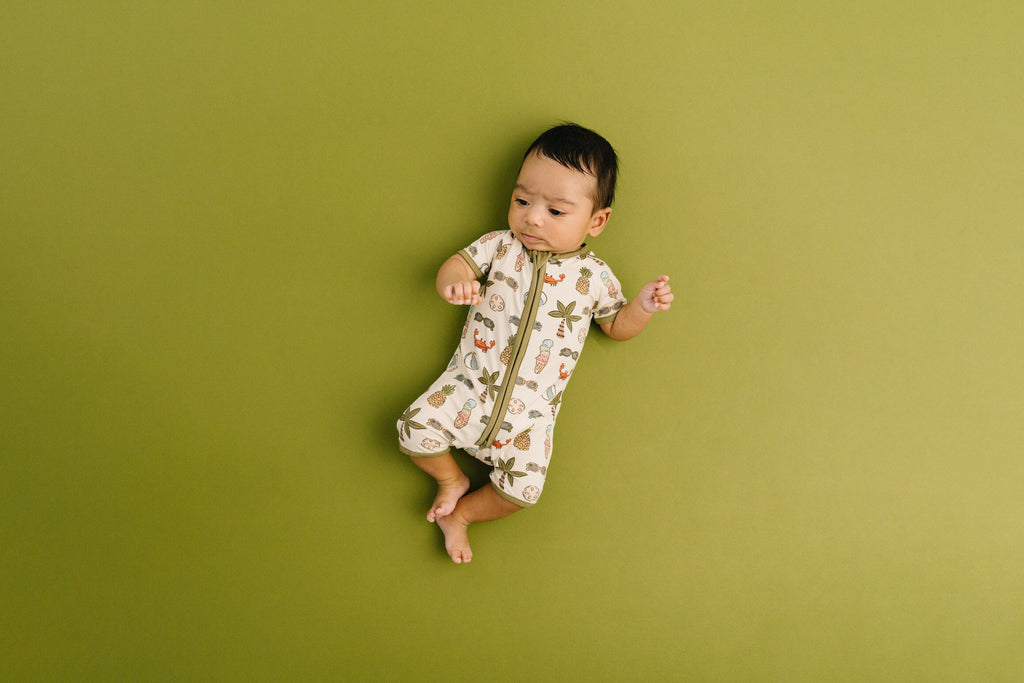 Beach Day Bamboo Short Romper
