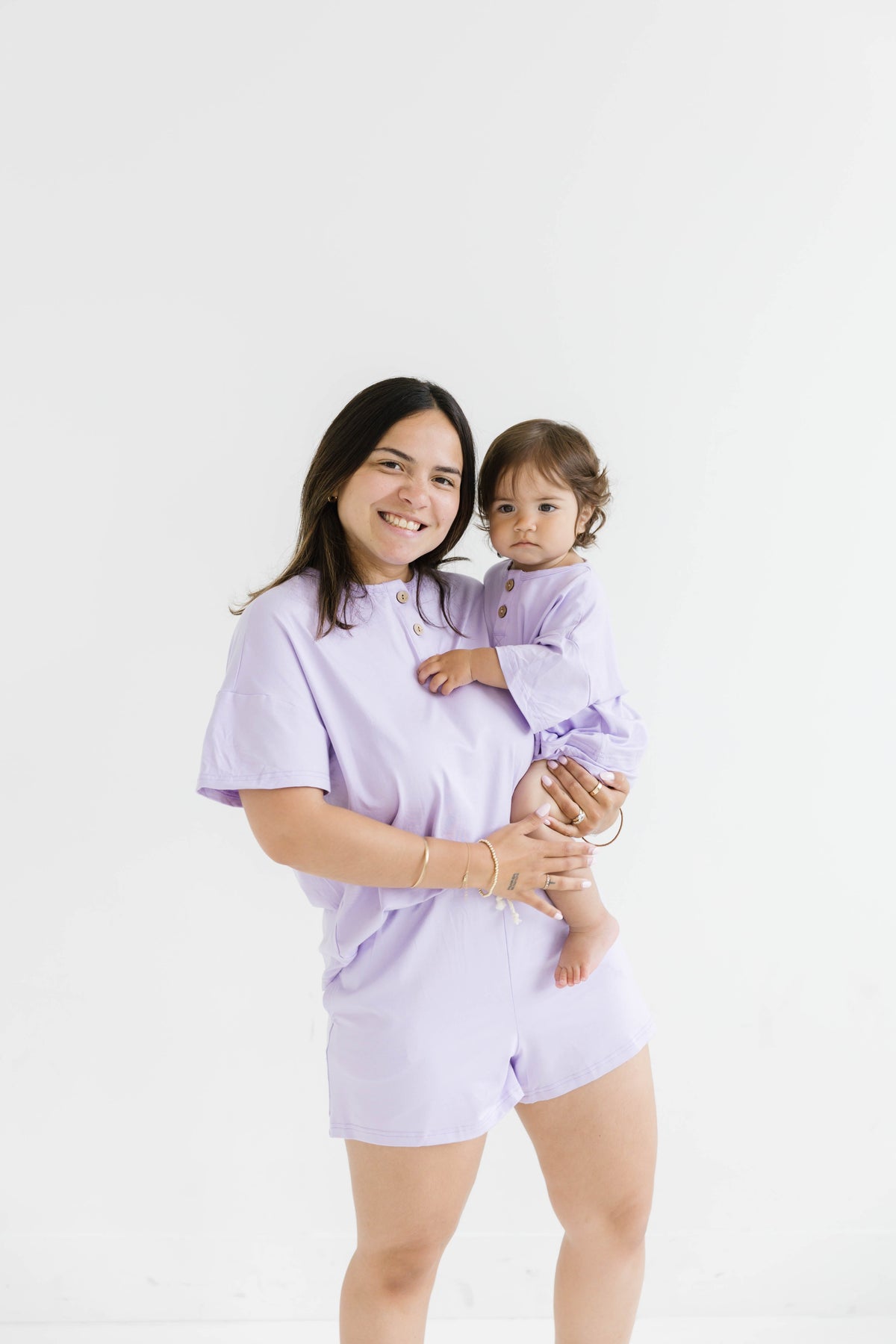Women's Lilac Bamboo Slouchy Set
