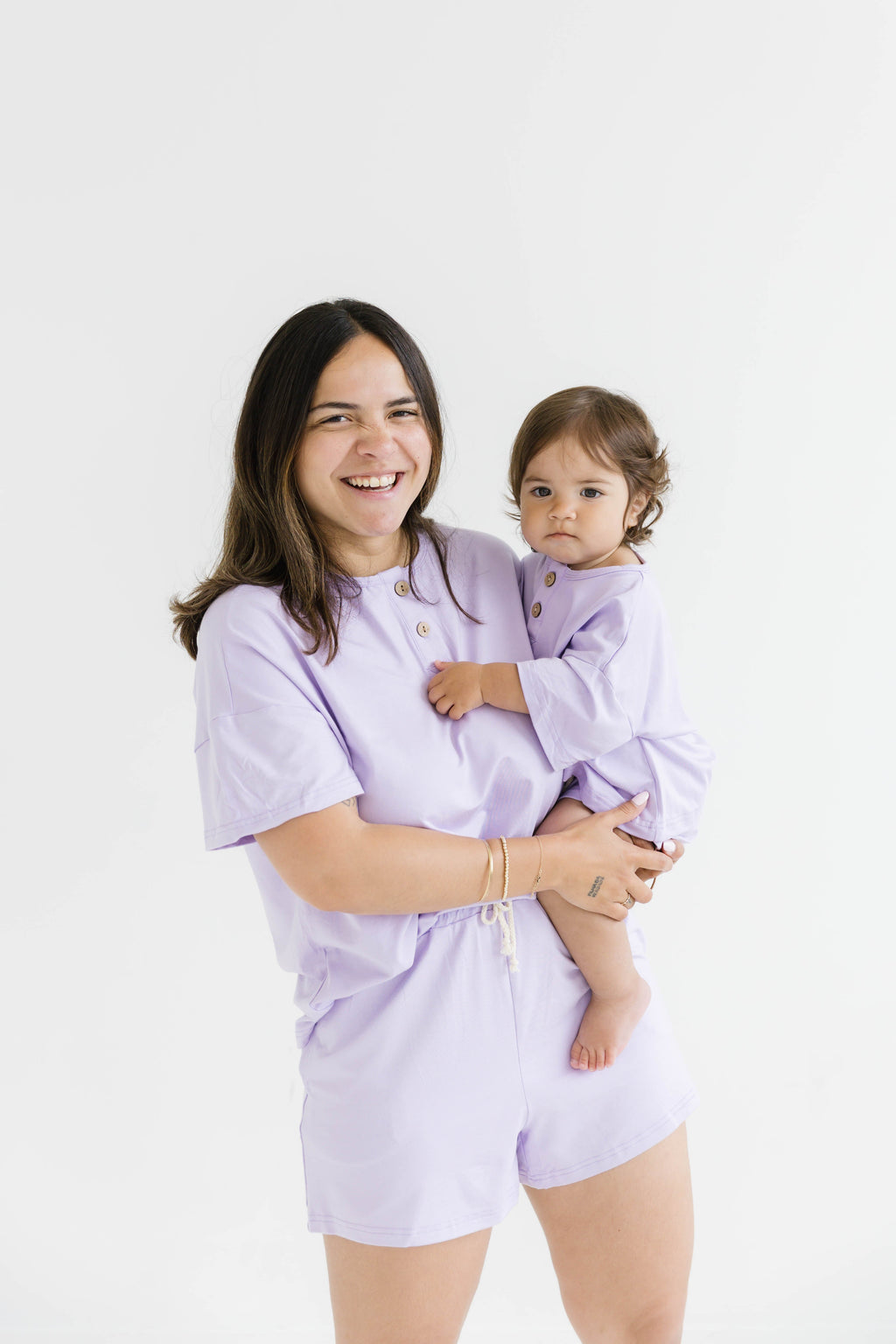 Women's Lilac Bamboo Slouchy Set