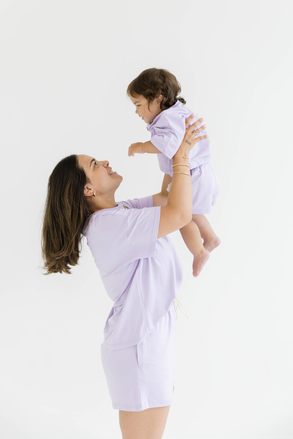 Women's Lilac Bamboo Slouchy Set