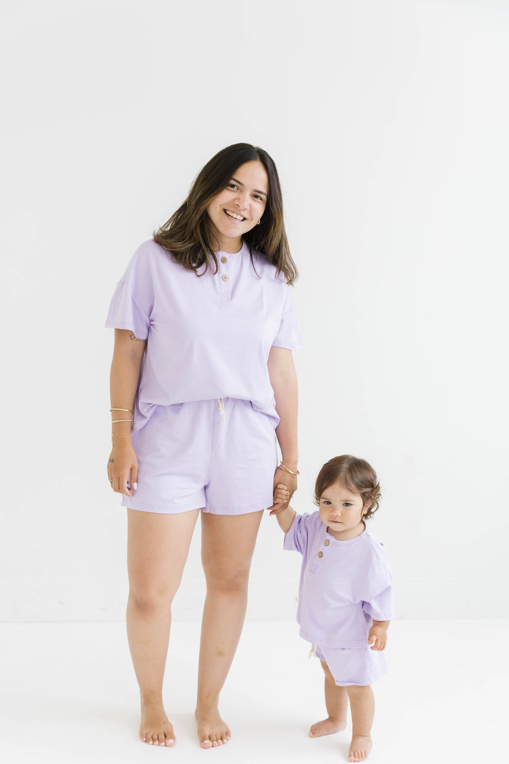 Women's Lilac Bamboo Slouchy Set