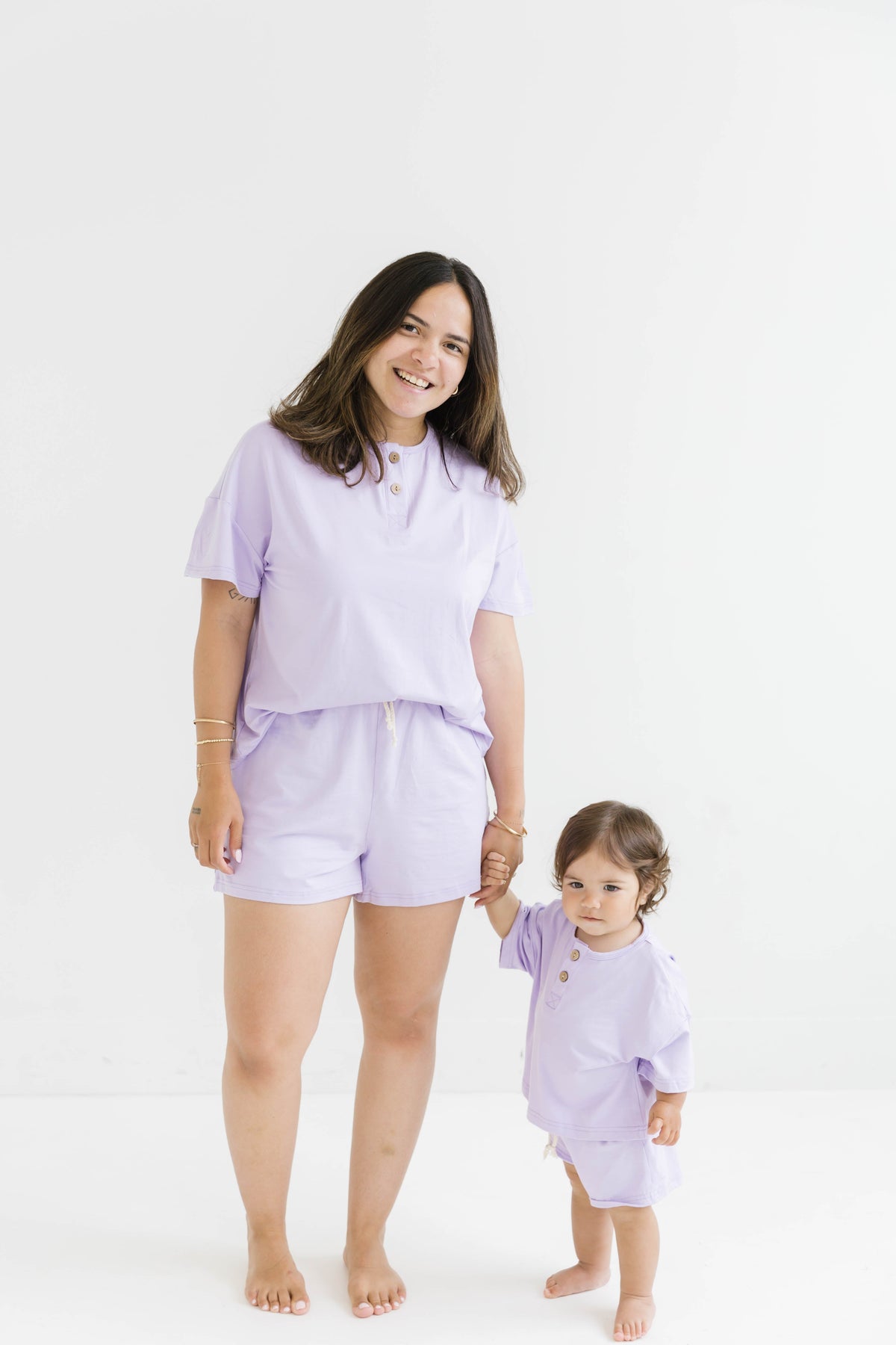 Women's Lilac Bamboo Slouchy Set