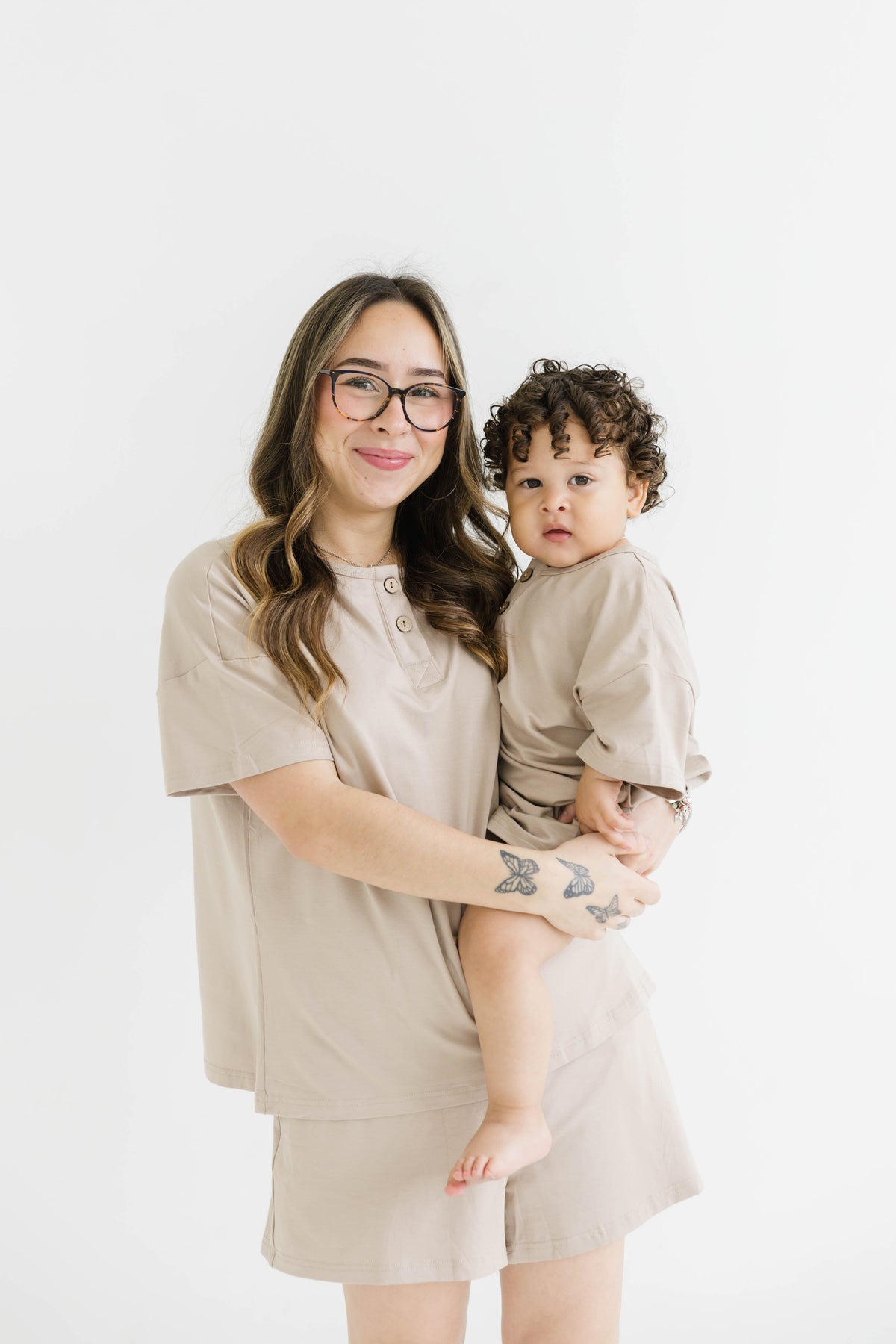 Women's Sandstone Bamboo Slouchy Set